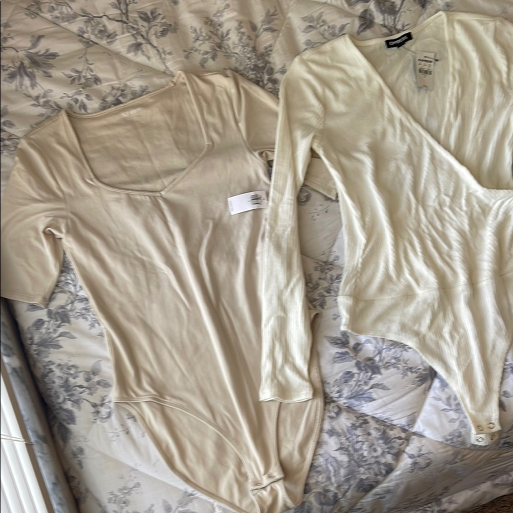 Old Navy Cream Bodysuits for Women